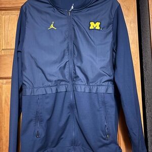 Nike Navy Blue Michigan Wolverine Zip Up